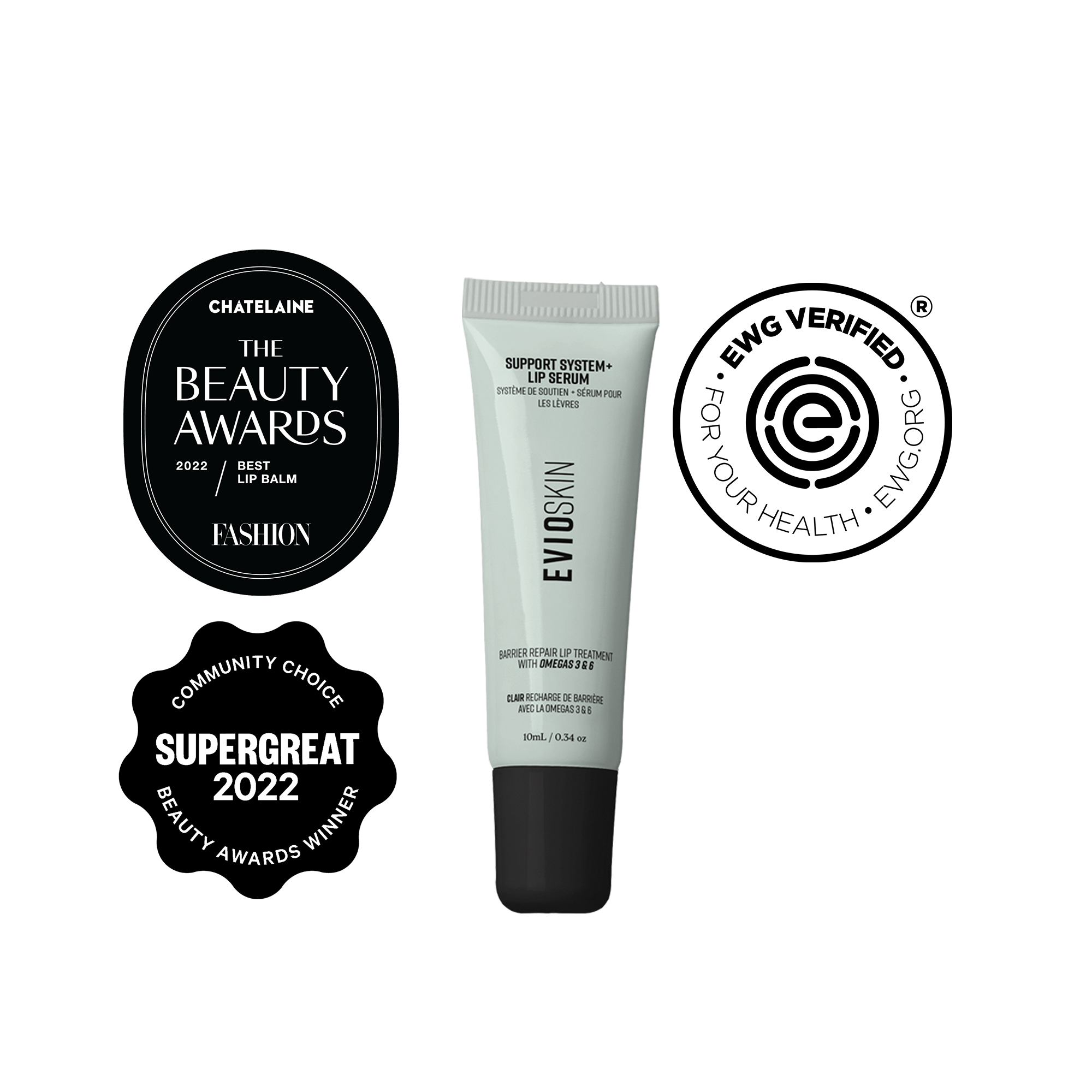 Support System+ Barrier Replenish Lip Serum with Omegas 3 & 6