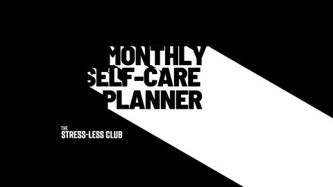 Monthly Self-Care Planner