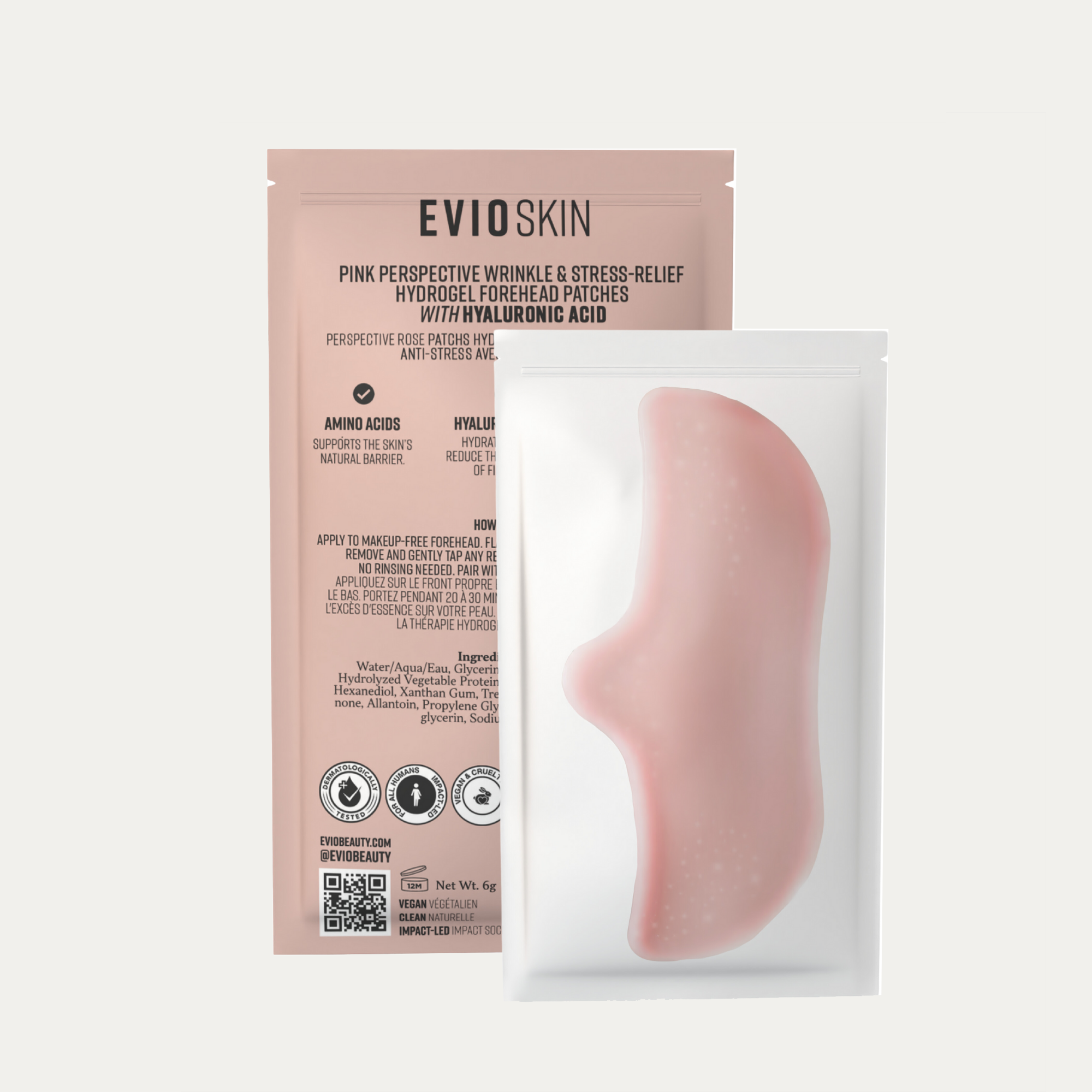 Pink Perspective Forehead Mask