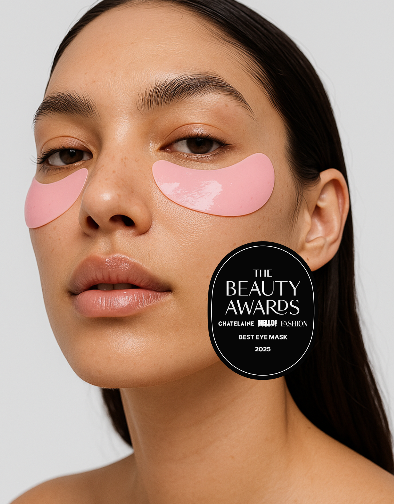Pink Perspective De-Puff Hydrogel Eye Therapy With Hyaluronic Acid
