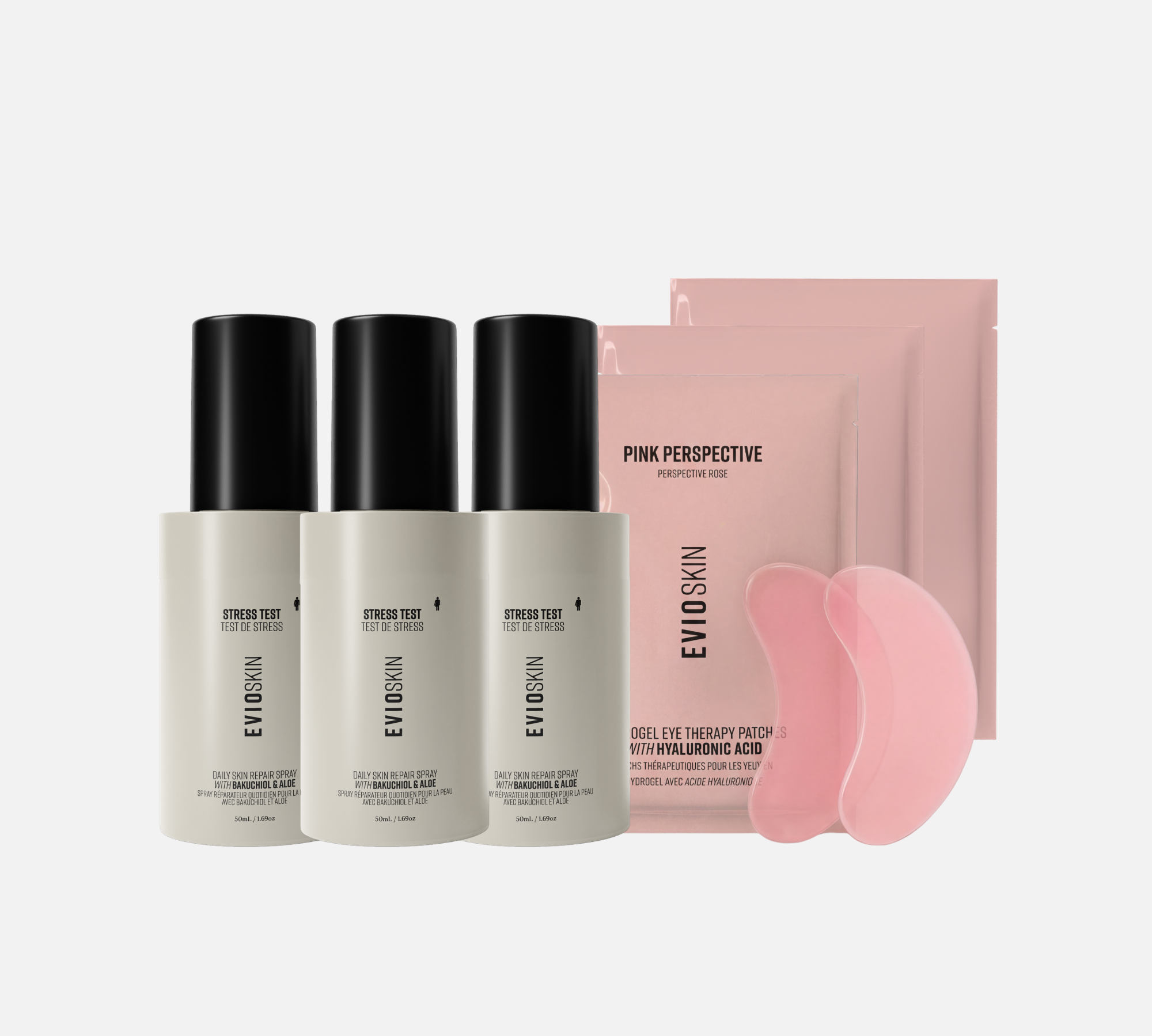 Evio Stress Test Daily Skin Repair Travel bundle